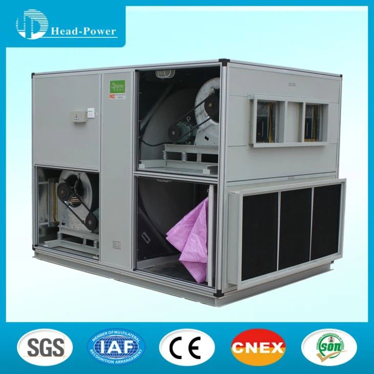 Industrial Air Handler Evaporative Wheel Heat Recovery AHU