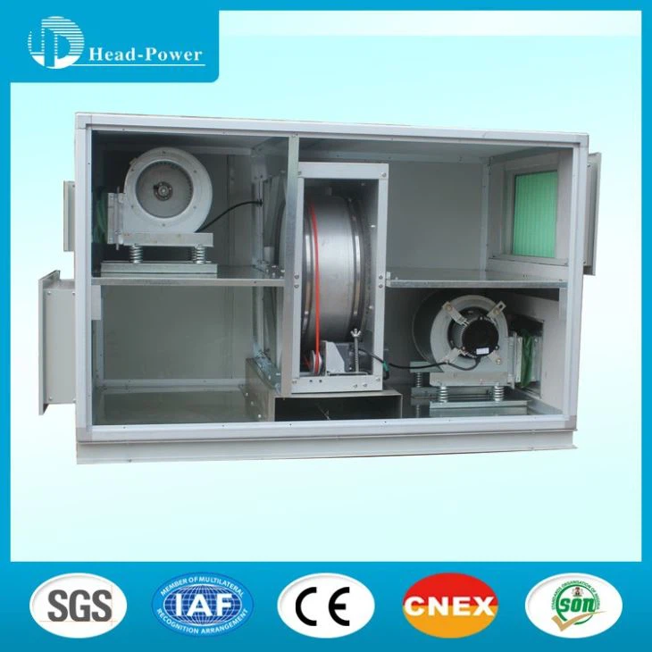 Industrial Air Handler Evaporative Wheel Heat Recovery AHU