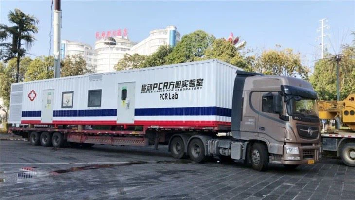 40HC 20ft Mobile Container PCR Biosafety Clean Room